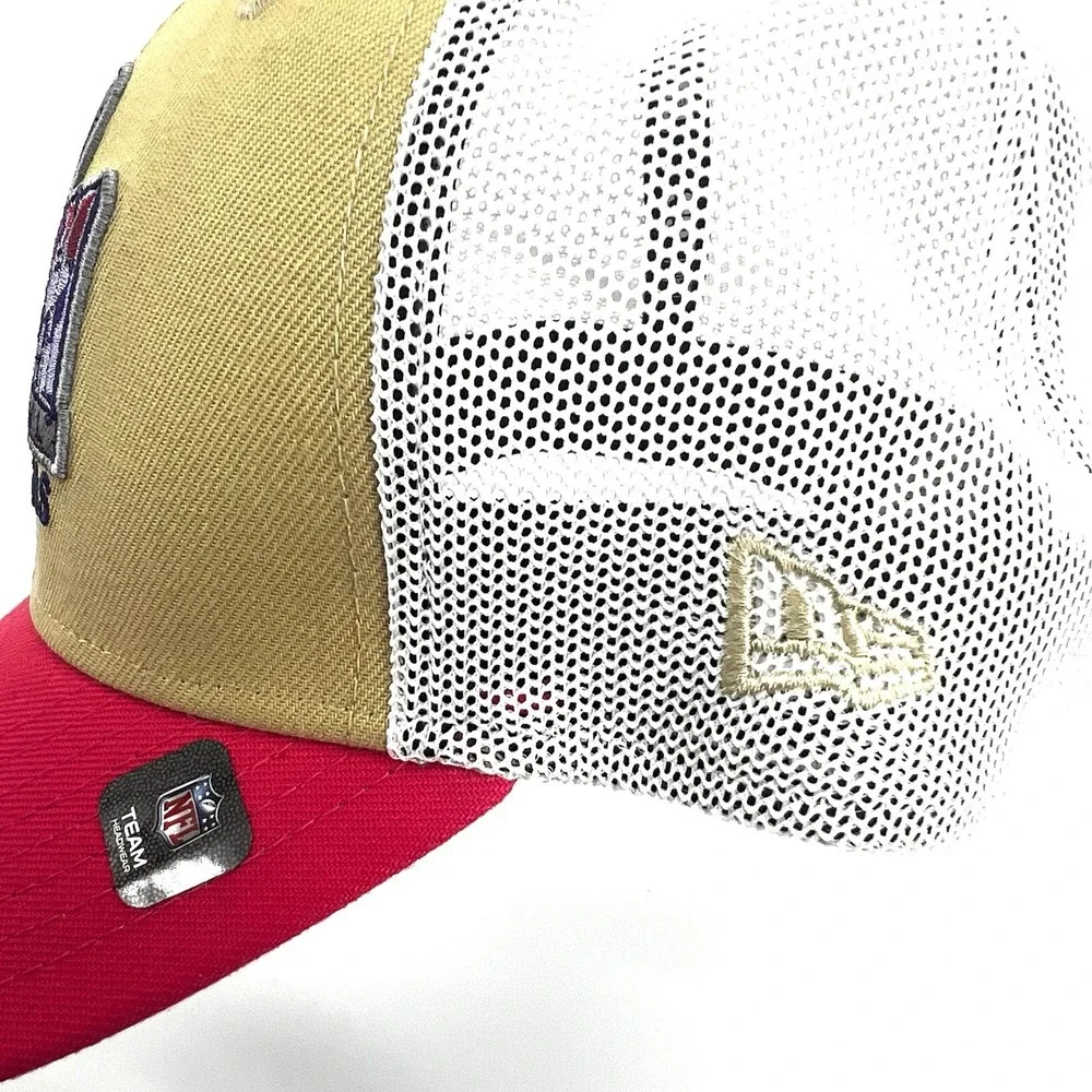 New Era Super Bowl LVIII Las Vegas 39THIRTY Hat L/XL Mesh trucker Cap‎ NWOT NEW